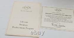 Peanuts Snoopy's Christmas Celebration Charlie Brown Music Box Lenox NEW