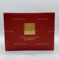 Peanuts Snoopy's Christmas Celebration Charlie Brown Music Box Lenox NEW