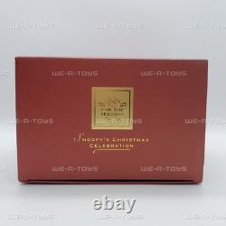 Peanuts Snoopy's Christmas Celebration Charlie Brown Music Box Lenox NEW