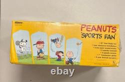Peanuts Sports Fan Ceiling Fan & Light Kit 42 1988 Snoopy Charlie Brown 4224-SP