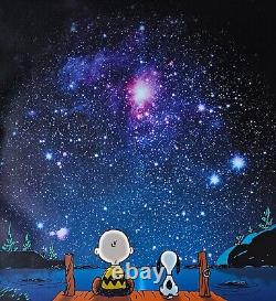 Peanuts Stars Charlie Brown Snoopy NASA photo 122/175 Fine Art Print CANVAS XL