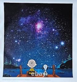 Peanuts Stars Charlie Brown Snoopy NASA photo 122/175 Fine Art Print CANVAS XL