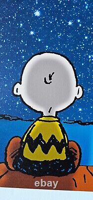 Peanuts Stars Charlie Brown Snoopy NASA photo 122/175 Fine Art Print CANVAS XL