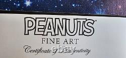 Peanuts Stars Charlie Brown Snoopy NASA photo 122/175 Fine Art Print CANVAS XL