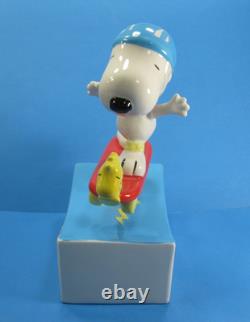 Peanuts Super Snoopy & Woodstock Willitt's Ceramic Music Box HTF WORKS Peanuts Super Snoopy & Woodstock Willitt's Ceramic Music Box HTF WORKS