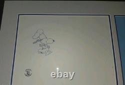 Peanuts Thanksgiving Special 1973 Annimation Cel Snoopy Cooking