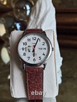 Peanuts Timex Charlie Brown Snoopy Scout On Expedition Watch 35.5mm New Battery
