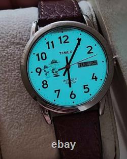 Peanuts Timex Charlie Brown Snoopy Scout On Expedition Watch 35.5mm New Battery