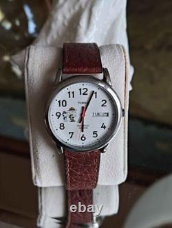Peanuts Timex Charlie Brown Snoopy Scout On Expedition Watch 35.5mm New Battery