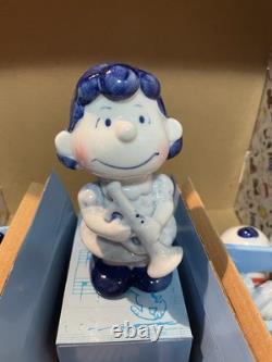 Peanuts Vintage Charlie Brown & Friends Ceramic Blue and White Set