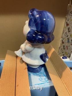 Peanuts Vintage Charlie Brown & Friends Ceramic Blue and White Set