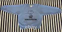 Peanuts Vintage Snoopy Charlie Brown Sweatshirt Front V Amecas L Men Rare Animat