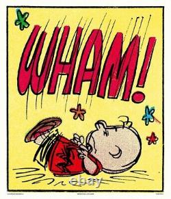 Peanuts WHAM Charles Schulz Charlie Brown/Snoopy Print/Poster MONDO Sold Out