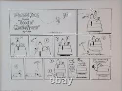 Peanuts Zzzz Charlie Brown Snoopy Limited Edition Giclee on Paper LE 150 withCOA