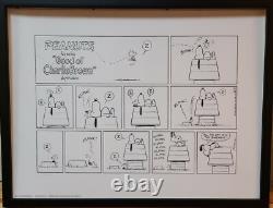 Peanuts Zzzz Charlie Brown Snoopy Limited Edition Giclee on Paper LE 150 withCOA