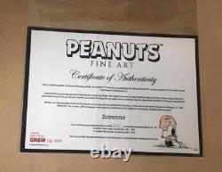 Peanuts Zzzz Charlie Brown Snoopy Limited Edition Giclee on Paper LE 150 withCOA