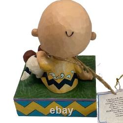 Peanuts by Jim Shore Charlie Brown Snoopy Peppermint Patty Figurine Lot Retired