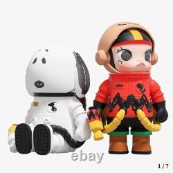 Pop Mart Mega Space Molly 100% Charlie Brown Snoopy Exclusive Figure Authentic