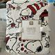 Pottery Barn Snoopy Full Queen Duvet Holiday Disney Gift Christmas Charlie Brown