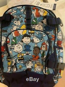Pottery barn SET Peanuts SNOOPY BACKPACK + ICE PACK WOODSTOCK Charlie Brown dog