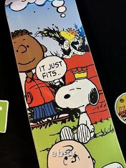 RARE Charlie Brown Peanuts Tyshawn Jones Snoopy Woodstock King Skateboard Deck