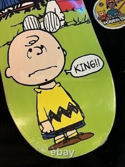 RARE Charlie Brown Peanuts Tyshawn Jones Snoopy Woodstock King Skateboard Deck