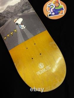 RARE Element Peanuts Skateboard Deck Snoopy Charlie Brown Mountain Landscapes