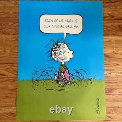 RARE Peanuts Pigpen Springbok Large Poster Great Condition Snoopy Charlie Brown