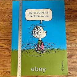 RARE Peanuts Pigpen Springbok Large Poster Great Condition Snoopy Charlie Brown