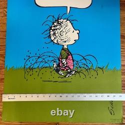 RARE Peanuts Pigpen Springbok Large Poster Great Condition Snoopy Charlie Brown
