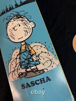 RARE Pigpen Elements Peanuts Skateboard Deck Sascha Snoopy Charlie Brown 8.5