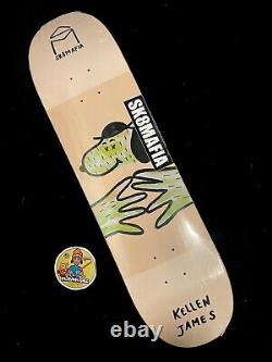 RARE Sk8mafia Snoopy Peanuts Kellen James Skateboard Deck Charlie Brown Shrink