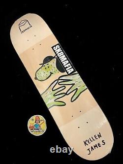 RARE Sk8mafia Snoopy Peanuts Kellen James Skateboard Deck Charlie Brown Shrink