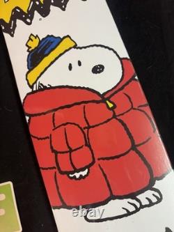 RARE Snoopy Jacket Charlie Brown Finesse Peanuts Skateboard Deck 75 Anniversary