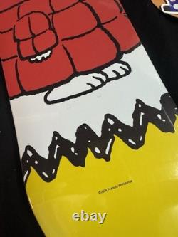 RARE Snoopy Jacket Charlie Brown Finesse Peanuts Skateboard Deck 75 Anniversary