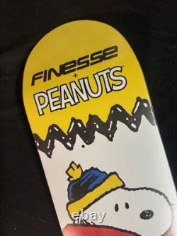 RARE Snoopy Jacket Charlie Brown Finesse Peanuts Skateboard Deck 75 Anniversary