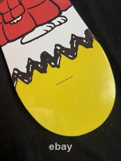 RARE Snoopy Jacket Charlie Brown Finesse Peanuts Skateboard Deck 75 Anniversary