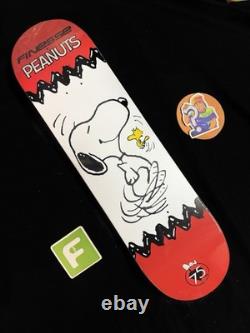 RARE Snoopy Woodstock Charlie Brown Finesse Peanuts Skateboard 75 Years Edition
