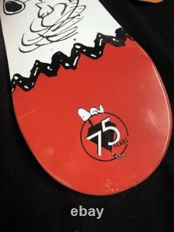 RARE Snoopy Woodstock Charlie Brown Finesse Peanuts Skateboard 75 Years Edition