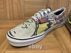 RARE VANS x Peanuts Charlie Brown & The Gang Snoopy Era Sneakers Sz 11.5 Men's