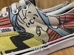 RARE VANS x Peanuts Charlie Brown & The Gang Snoopy Era Sneakers Sz 11.5 Men's