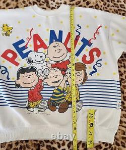 RARE VINTAGE Genuine Peanuts SNOOPY CHARLIE BROWN Sweatshirt XL EXCELLENT