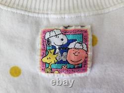 RARE VINTAGE Genuine Peanuts SNOOPY CHARLIE BROWN Sweatshirt XL EXCELLENT