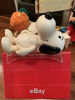 RARE Vintage Peanuts Jointed Action Dolls Snoopy Charlie Brown Lucy Woodstock