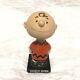 Rare 1950 Vintage Snoopy Peanuts Charlie Brown Bobblehead Figurine Paper Clay