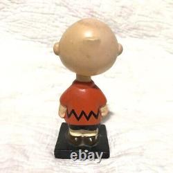 Rare 1950 Vintage Snoopy Peanuts Charlie Brown bobblehead figurine paper clay