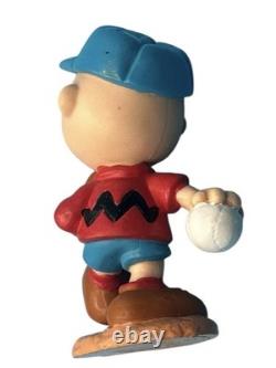 Rare 1966 Applause Peanuts PVC Figure Lot Snoopy Lucy Charlie Brown Set of 5
