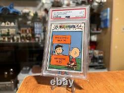 Rare 1991 Peanuts Preview Charlie Brown Lucy Psychiatric Booth #19 Iconic PSA 9