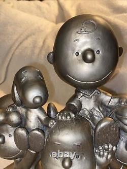 Rare Austin Sculpture Peanuts Gang Pewter Statue Collectible Excellent Condition