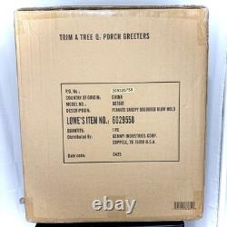 Rare PEANUTS 3-ft LED SNOOPY DOG HOUSE Charlie Brown Christmas Blow Mold / NEW